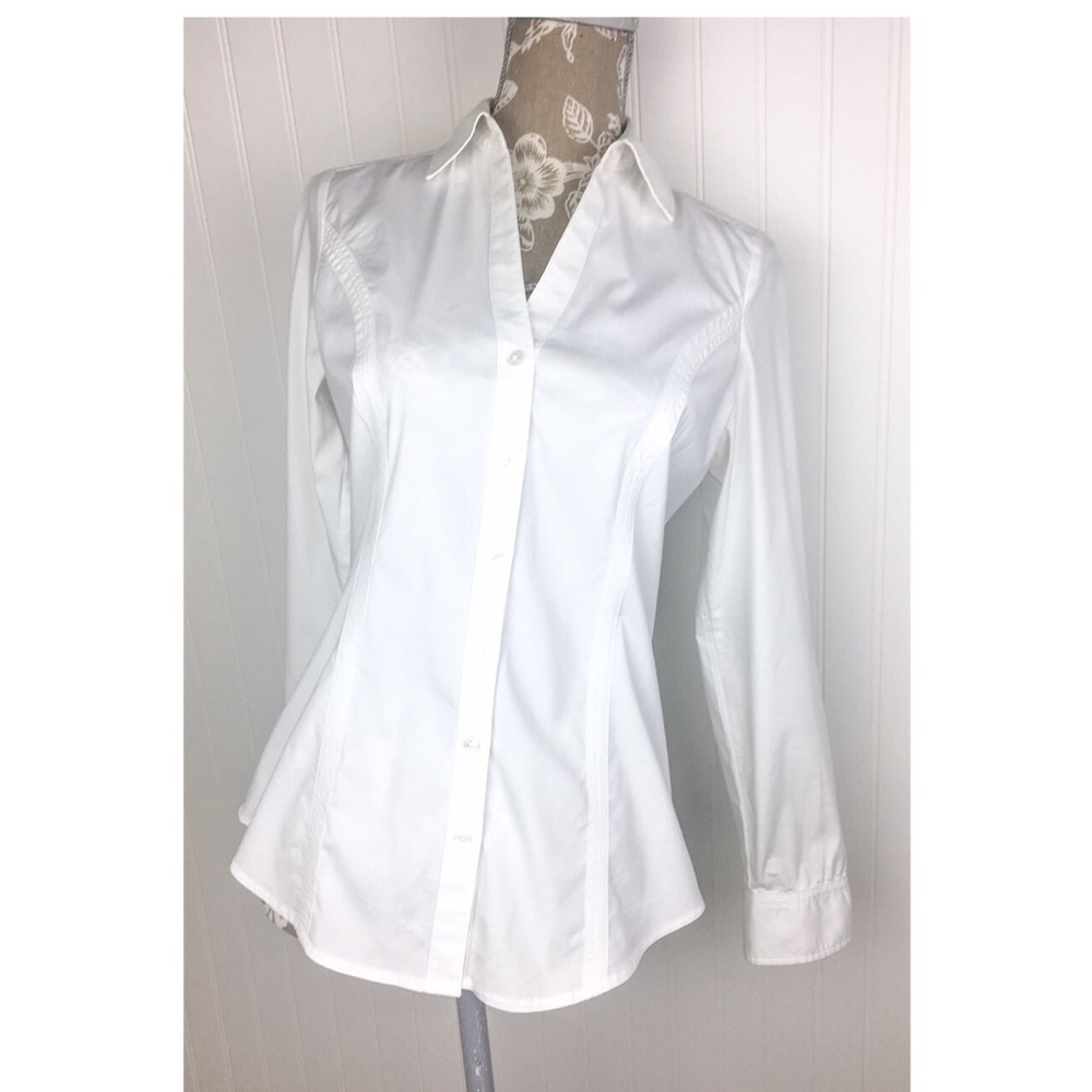 SOLD. Express White Essential Blouse XS